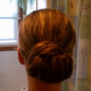 Textured Low Bun