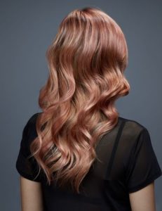 Rose Gold haircolor