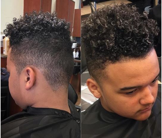 high fade curly hair - The Official Blog of Hair Cuttery