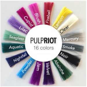 Pulp Riot Vivid Hair Color swatches